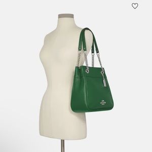 Coach Green shoulder bag